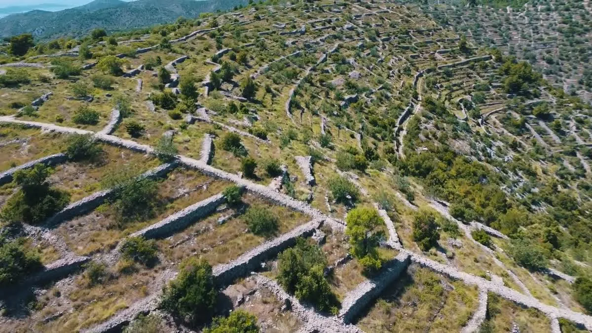 Alavia restaurant Hvar — drone footage